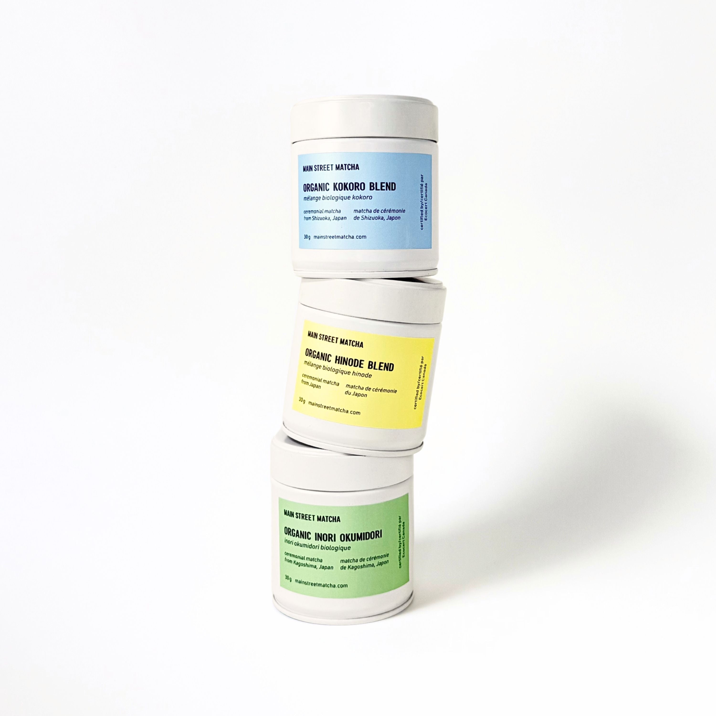 The Matcha Trio - 3 x 30g – Main Street Matcha