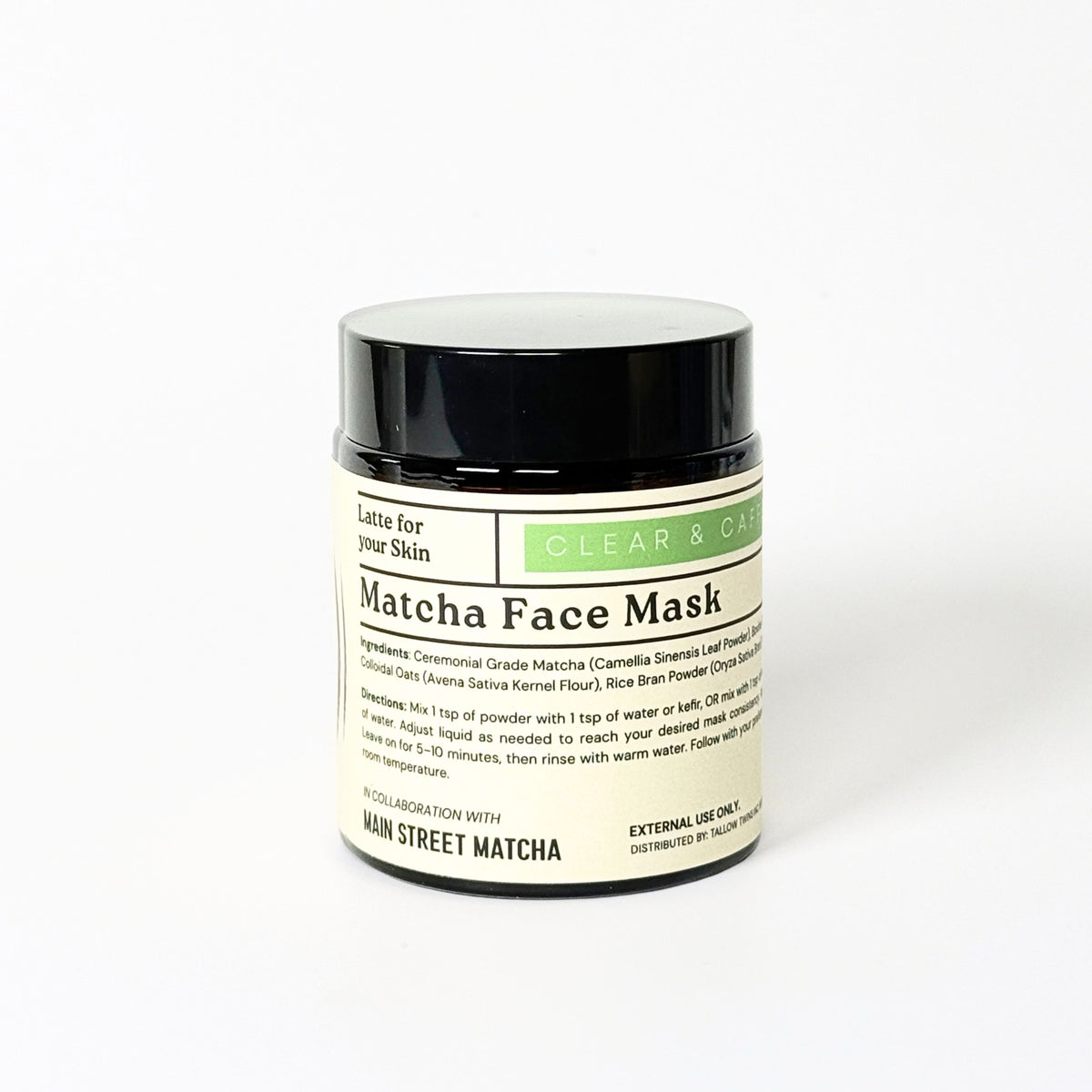 Matcha Face Mask × Tallow Twins